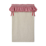 Edit58 x Smock London Linen Sack with Hearts Hand Smocking