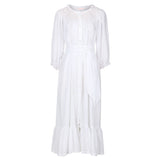 Hypatia Women's Dress with Rosebud Hand Smocking