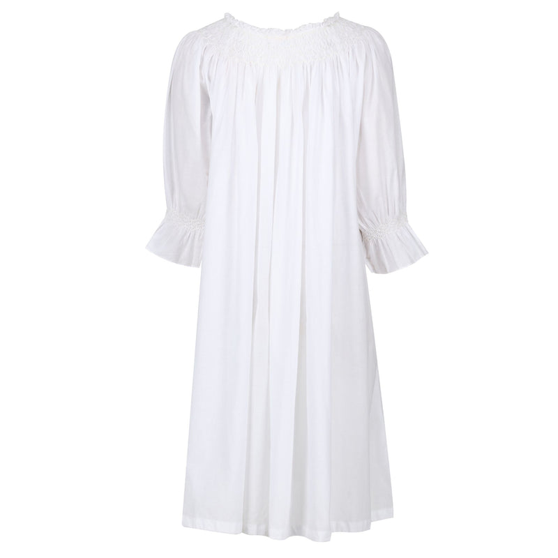 Maria Montessori Women's Dress with Chantilly Hand Smocking – Smock London