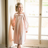 Nightingale Dress Cutie Patootie Gingham with Angel Whispers Hand Smocking