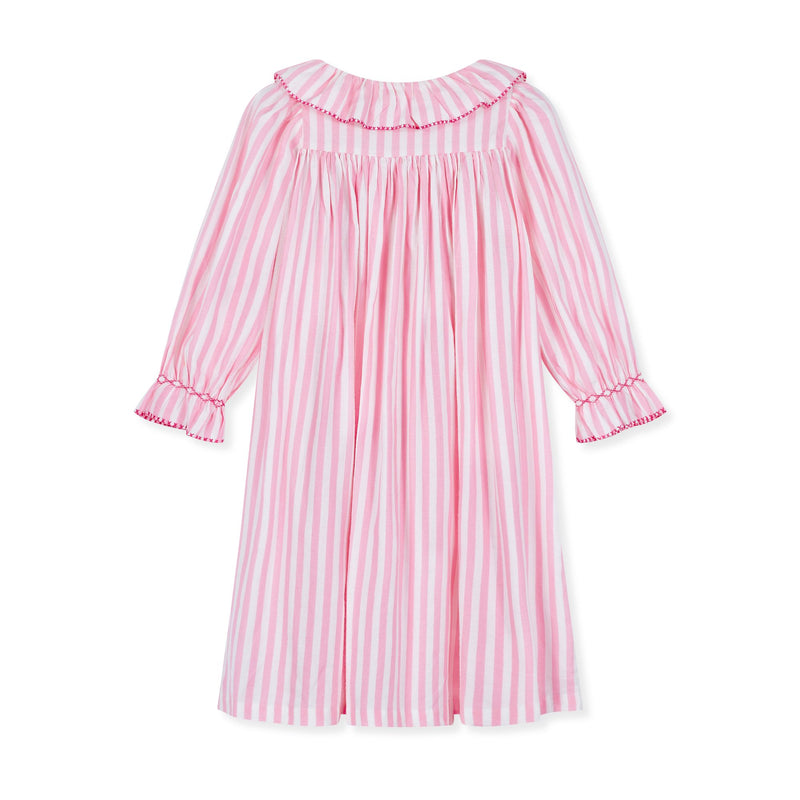 Nightingale Dress Sugar n Spice Stripe with Cherry Drop Hand Smocking