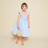 Rachel Carson Dress On The Horizon Stripe with You've Been Tangoed Hand Smocking