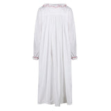 Women's Nightingale Night Dress Moonstone with Holly Hand Smocking